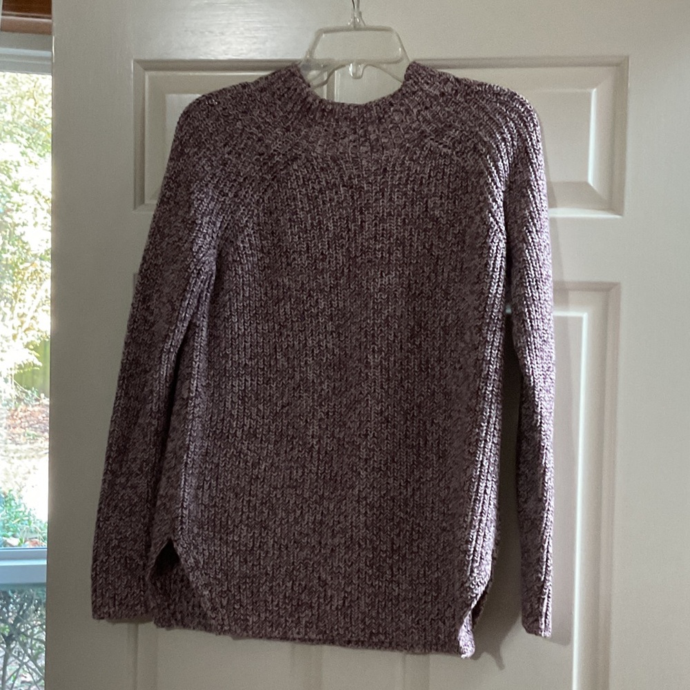 Women's Marled Sweater - Purple
